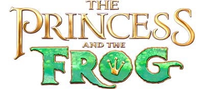 The Princess and the Frog title screen for Nintendo DS
